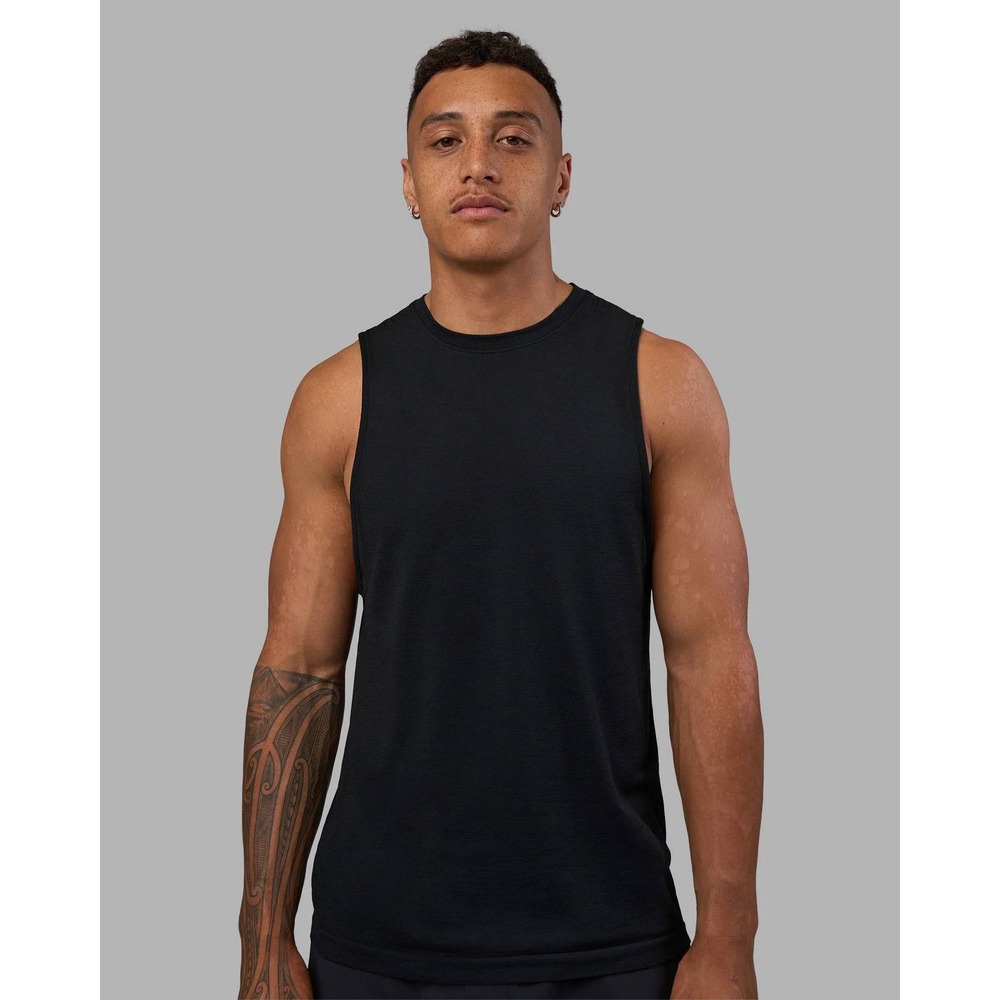 LSKD‎ AeroFLX+ Seamless Muscle Tank Black Marl Size XL New With Tags